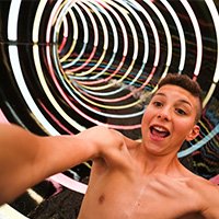 Piscine Aqua°Bulles - Toboggan @Simon Bourcier